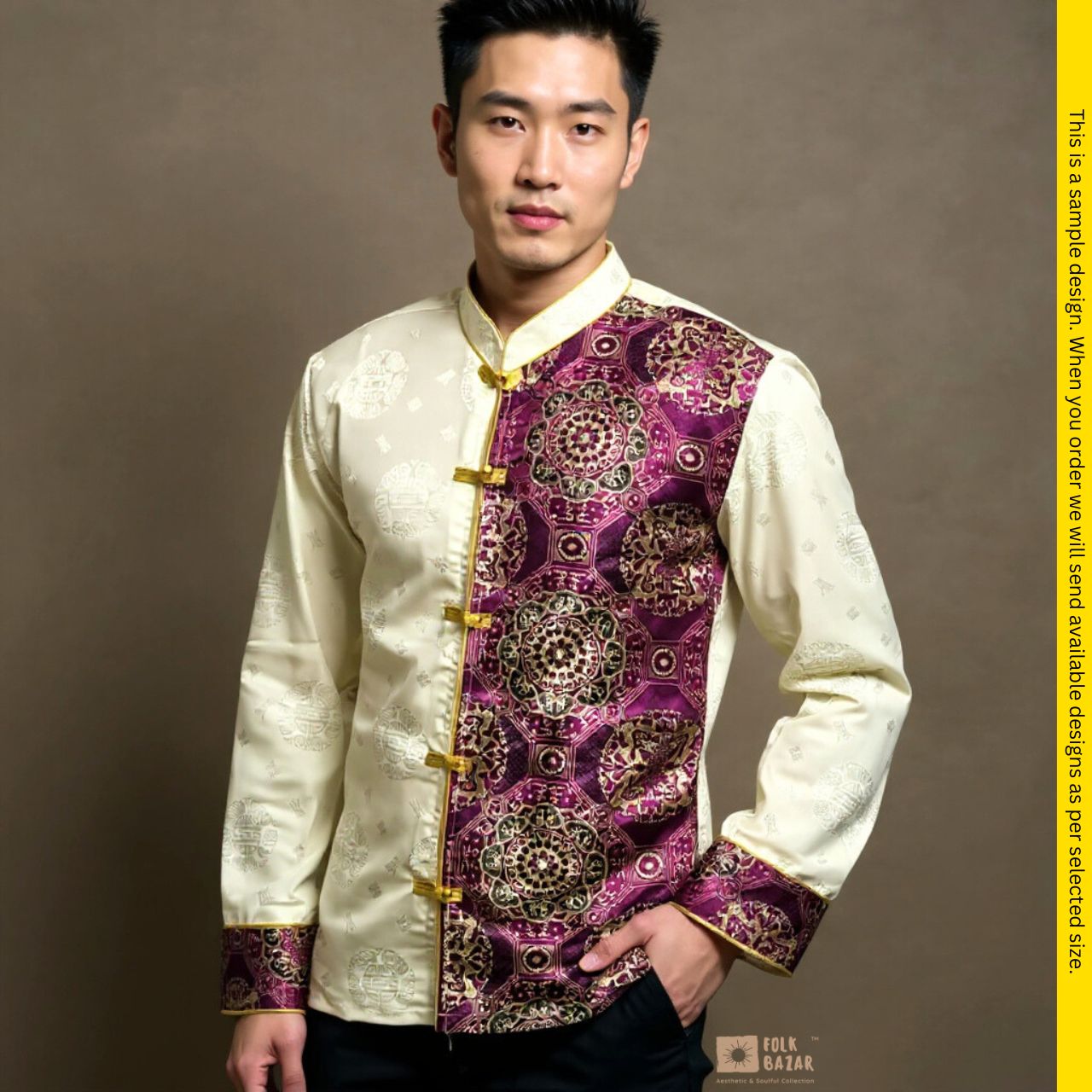Brocade Khenja Shirt